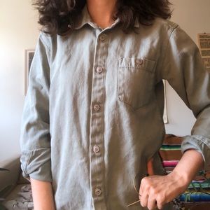 Jungmaven Topanga shirt in clay green